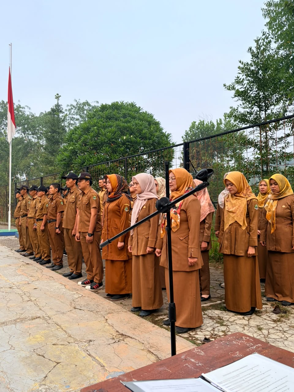 Barisan Peserta Upacara
